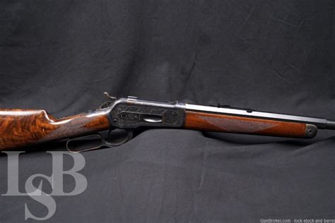 Custom Engraved Winchester 1886 12 Octagon 38 56 Lever Rifle 1888