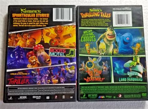 Shrek Halloween Movie Dvd S Thrilling Tales Scared Shrekless In