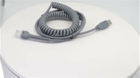 Coiled Spiral Usb To Rj45 Rj48 Rj50 Cable Factory Youtube