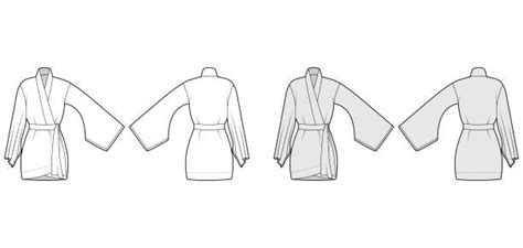 Kimono Sleeve Illustrations Royalty Free Vector Graphics And Clip Art