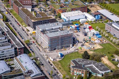 Dortmund Von Oben Baustelle Zum Neubau Eines Forschungs Geb Udes Und