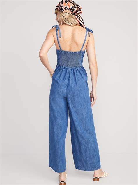 Tie Shoulder Corset Cami Jumpsuit Old Navy