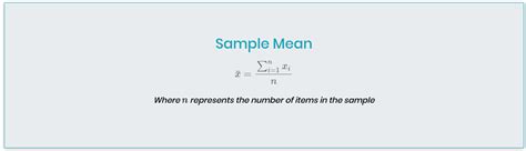 Sample Mean Symbol