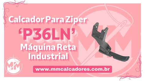 Pe Calcador Para Ziper Lado Esquerdo P36LN SUSEI Base Estreita P Reta