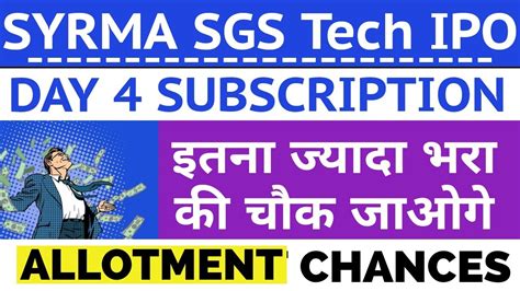 Syrma Sgs Technologies Ipo Subscription Status Syrma Sgs Ipo Gmp