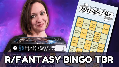 Fantasy Bingo Recommended Reads My Tbr Revealed Youtube