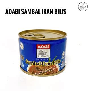 Adabi Sambal Ikan Bilis Spicy Anchovies Sambal Ikan Bilis Can G