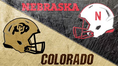 Nebraska Football To Meet Colorado In Primetime Matchup This Fall