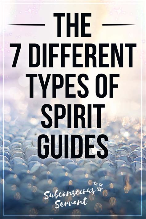 The Different Types Of Spirit Guides