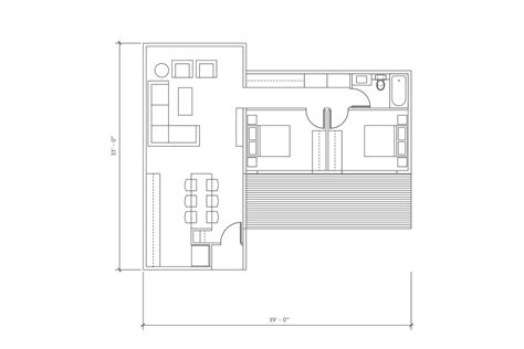 Top Inspiration BackYard Casita Plans, House Plan With Courtyard