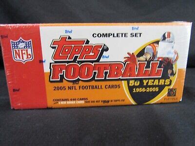 Topps Football Factory Sealed Set Aaron Rodgers Rc Year Ds Ebay