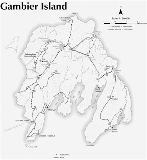 Gambier Island Trail Map - Gambier Island BC • mappery