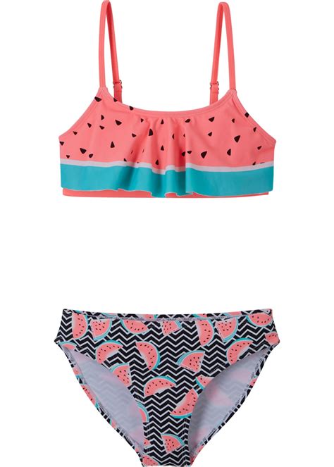 Bikini M Dchen Tlg Set Pink Bedruckt Kinder Bpc Bonprix