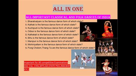 All Classical And Folk Dances Of India Important For NTA Visva