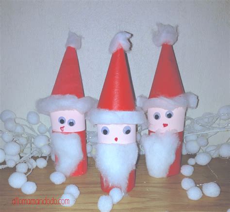 DIY Père Noël super activité pour les enfants rouleau de papier