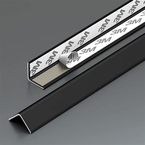 Black Corner Guards For Walls Metal Aluminum Wall Corner Protector