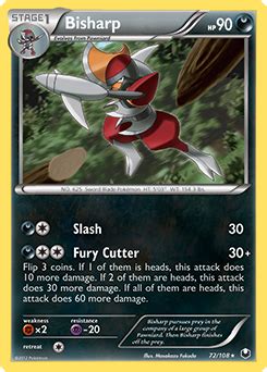 Bisharp Black WhiteDark Explorers TCG Card Database Pokemon