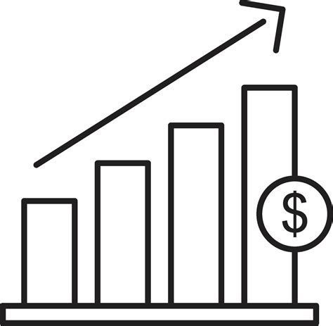 Growth Chart Icon Growing Graph Bar Chart Growing Graph Icon For