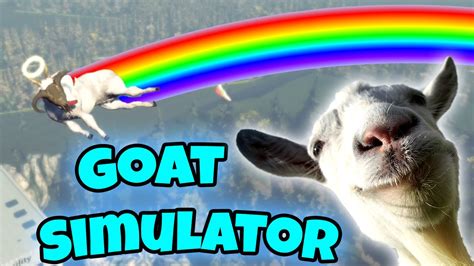 Flying Goat Goat Simulator Funny Moments Glitches Bicycle Fun