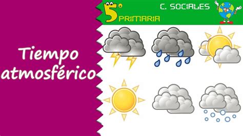 Tiempo Atmosférico Sociales 5º Primaria Tema 3 Youtube