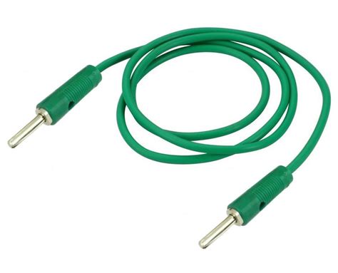 4mm Banana Plug To Banana Plug Cable 10a 300cm Green 300cm Banana