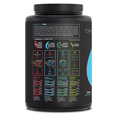 Whey Protein Isolado Coco 900g Dux Life Style Suplementos Os