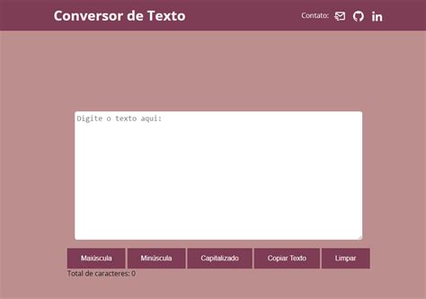 Github Diogolcarvalho Projeto Converter Texto Projeto Javascript