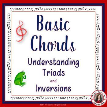 Basic Chords and Inversions Explained ♫ This 33 page PDF file that ...