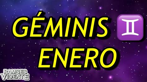 Géminis ♊️ Enero Ramsesvidente Horoscopomensual Géminis Enero Youtube