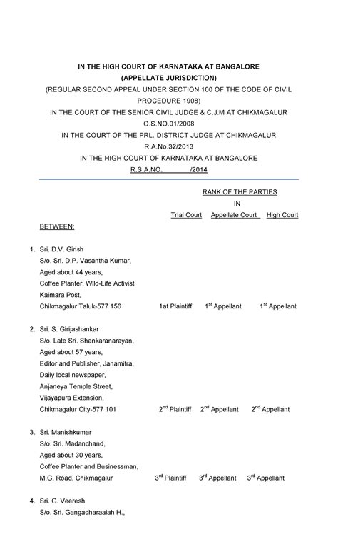 Copy Of Appeal And Its Application Format Civil Procedure Code