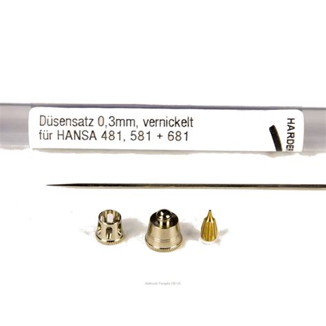 Mirax Hobbies Harder Steenbeck Nozzle Set Mm Nickelplated