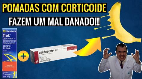 POMADAS CORTICOIDE fazem um mal danado para o pênis YouTube