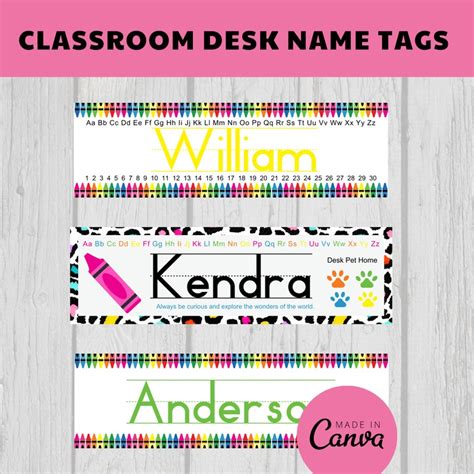 Colorful Classroom Complete Collection Editable Classroom Management Displays Printable Bundle