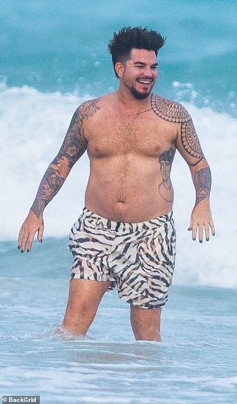 Queen Singer Adam Lambert Displays A Stocky New Look As He Packs On The