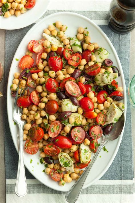 Mediterranean Chickpea Salad Gourmande In The Kitchen