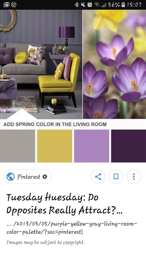 Purple and Yellow Living Room Inspiration