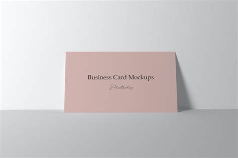 Minimalist Business Card Mockup Template | Design Shack