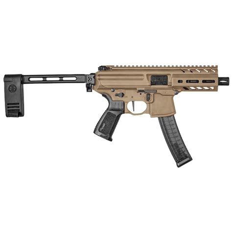 Sig Sauer MPX K W Pistol Brace 9mm Coyote Top Gun Supply