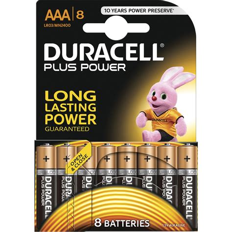 Duracell Dur Plus Power Alkaline Batterien Aaa Micro