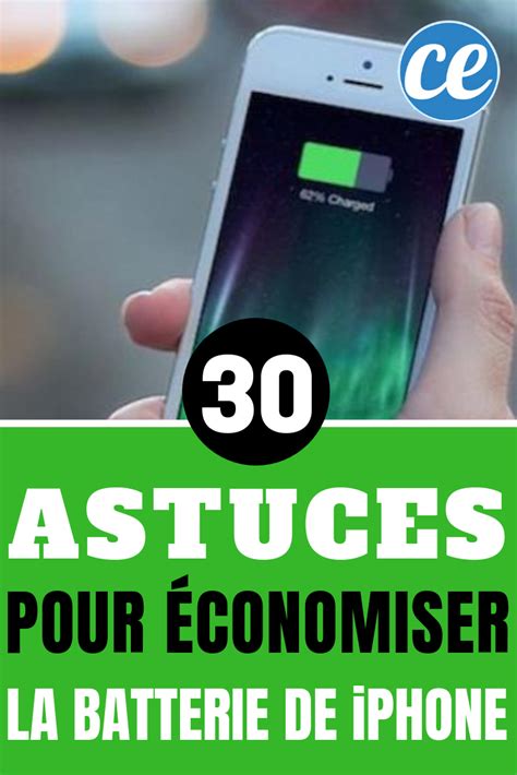 Comment Conomiser La Batterie De Son Iphone Astuces