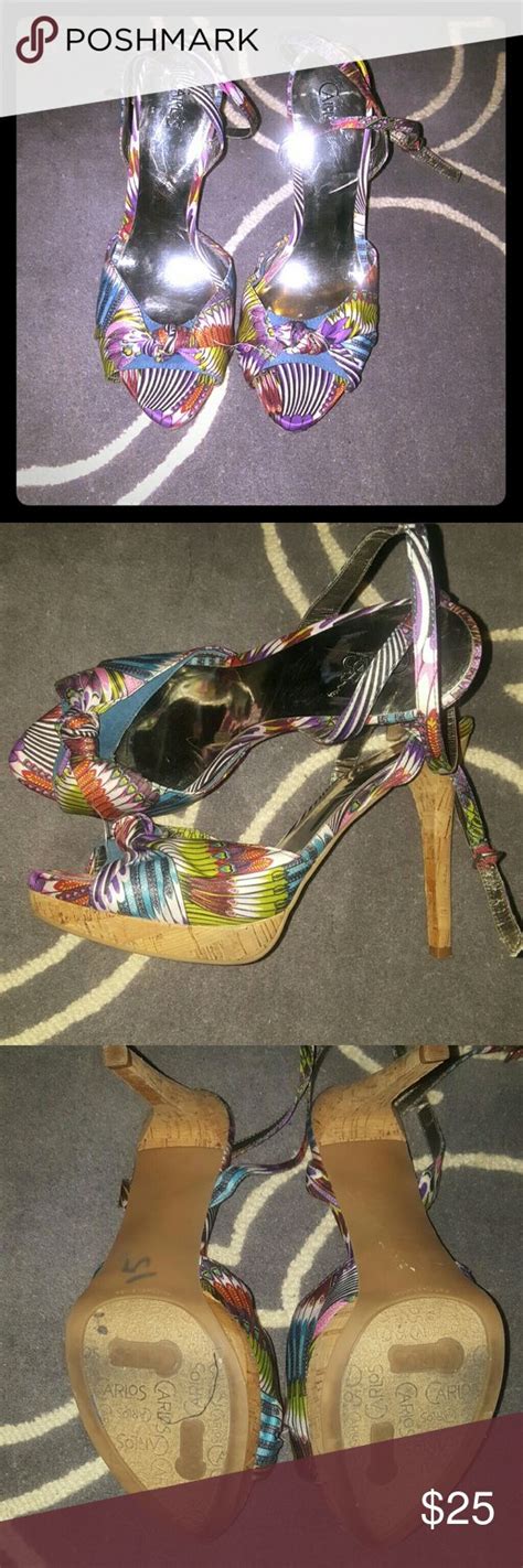 Carlos Santana Multi Colored Sandals - Stylish Heels