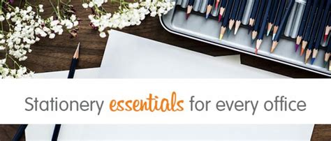 Stationery essentials for every office - Get Ahead VA