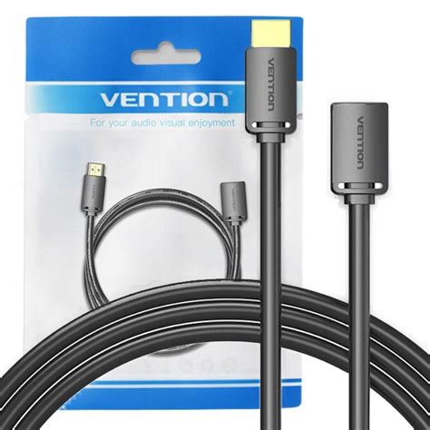 VENTION POZŁACANY KABEL PRZEWÓD PRZEDŁUŻACZ HDMI 2 0 UHD 4K 60HZ FULL