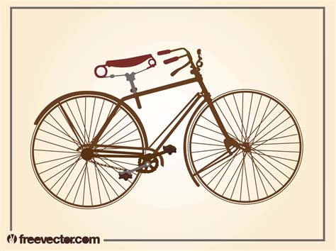 Vintage Bicycle Vector Art & Graphics | freevector.com