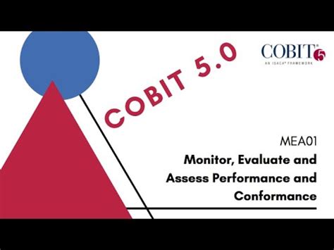 Cobit Mea Monitor Evaluate And Assess Performance And Conformance