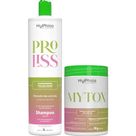 Myphios Redutor De Volume Mytox Kg Shampoo Pr Tratamento L Nika