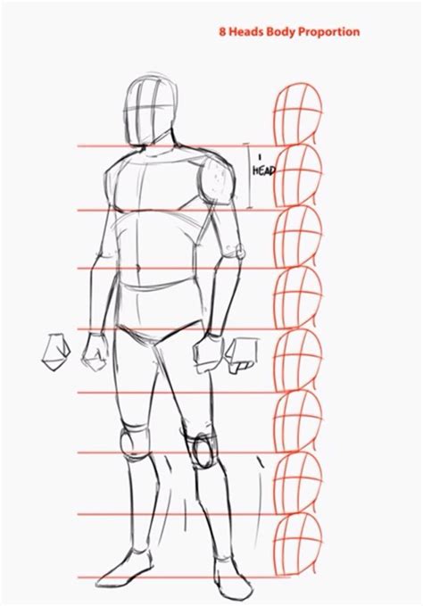 How to draw the human body step by step. How to draw a person tutorial ...