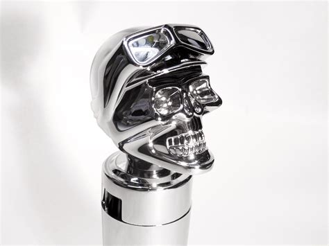 Chrome Skull Shift Knob Kit 1318 Eaton Fuller Peterbilt Kenworth