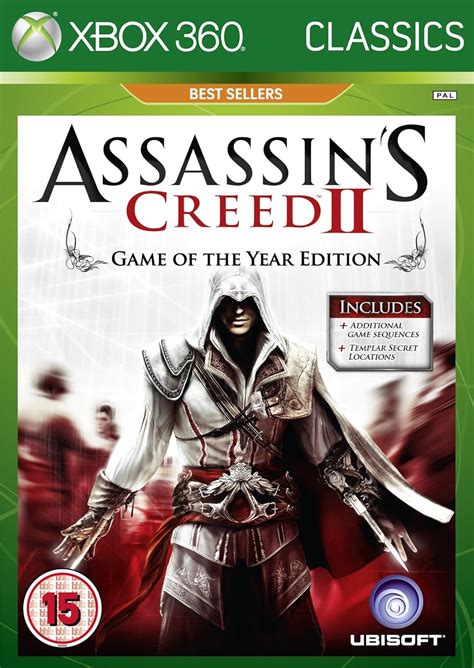 Assassins Creed 2 Game Of The Year Classics Edition Xbox 360 Importación Inglesa Amazon