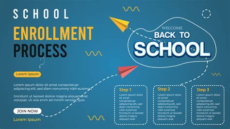 welcome back to school theme banner template 24150369 Vector Art at ...